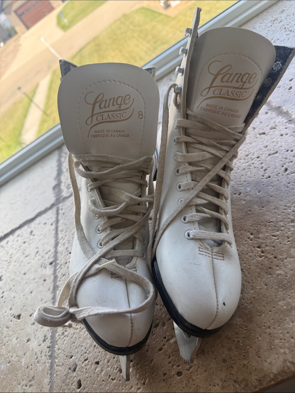 Lange Women's White Figure Skates